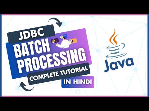 Batch Processing Java Jdbc