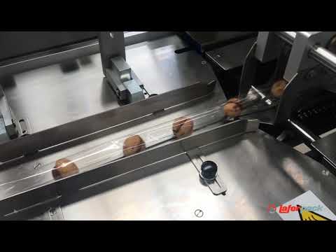 Laferpack Planet A, packaging machine for single cookie / Confezionatrice per biscotti singoli