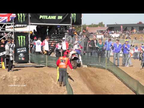 Justin Barcia Front Brake Locked at MXoN - vurbmoto