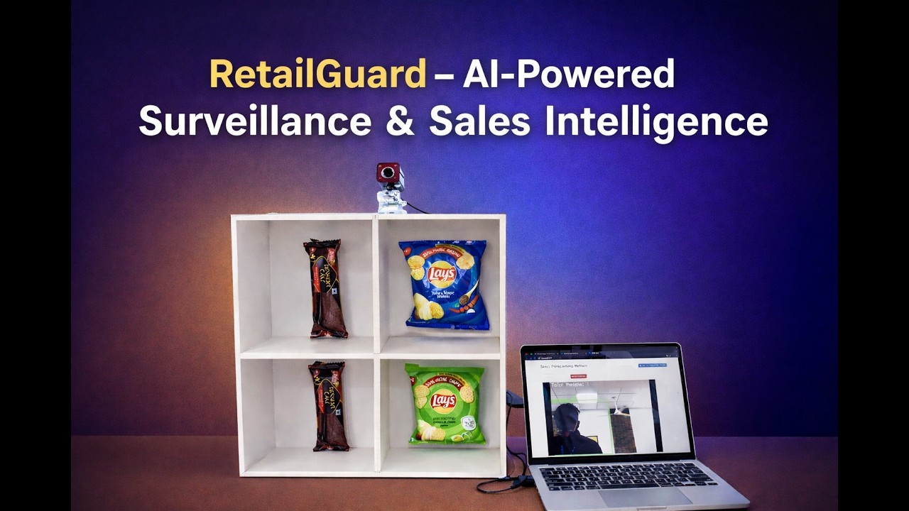 RetailGuard | AI Retail Analytics with LSTM Forecasting & Computer Vision