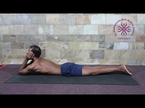 Makarasana in Telugu