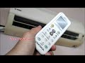 How To Set And USE Universal Air Con Remote Control To Save Air Con Electricity Bill