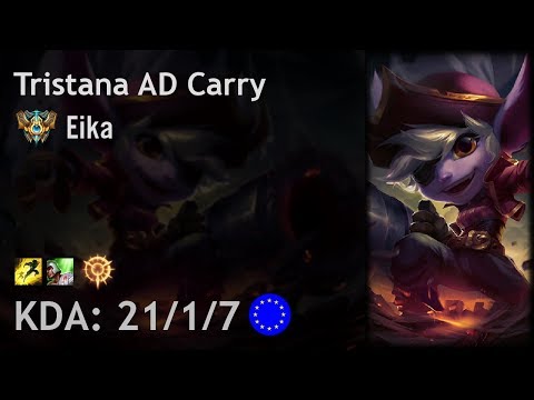 Tristana AD Carry vs Twitch - Eika - EUW Challenger Patch 7.24
