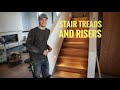 Installing Stair Treads and Risers - Using a Stair Wizard jig to install wood stair treads