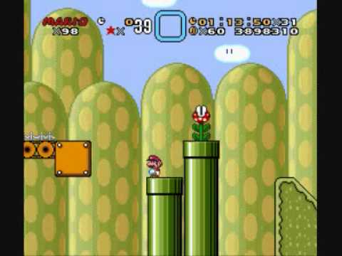 SMW Custom Music - Track 719 (Mario Kart: Super Circuit - Donut Plains)