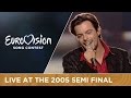 Нуно Резенде поет «Le Grand Soir» на «Евровидении-2005»