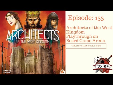 Architects of the West Kingdom Playthrough on Board Game Arena