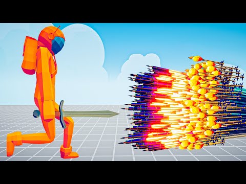 AMONG US GIANT vs EVERY GOD - Totally Accurate Battle Simulator TABS