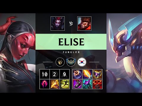 Elise Jungle vs Wukong - KR Challenger Patch 25.17
