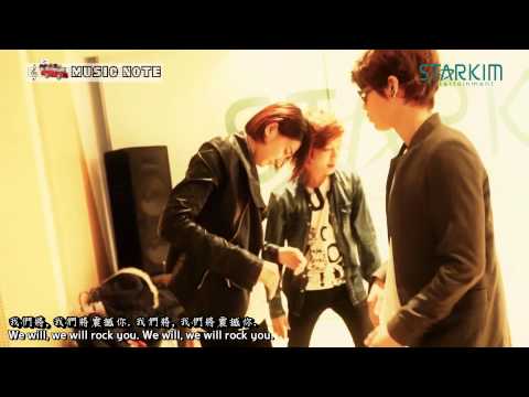 2013-04-02 Led apple Music Note #13/50►Queen - We will rock you [繁中+Eng]