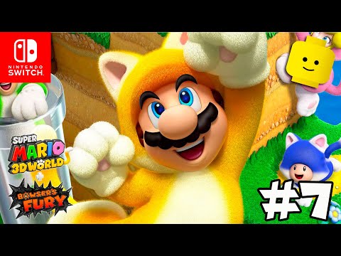 Super Mario 3D World + Bowser's Fury (Nintendo Switch) - Mario Bros Cartoon Video Game - Part 7
