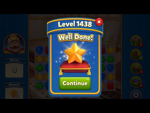 Royal Match - King Robert - Level 1438