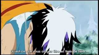 Luffy uses Haki to save Bon Clay