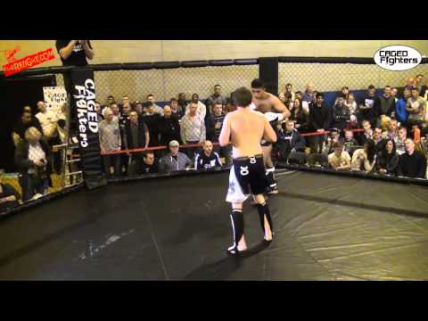 Caged Fighters 5 - Joe Townson VS Irtaza Haider - K1 Rules - SHAREFIGHT.COM