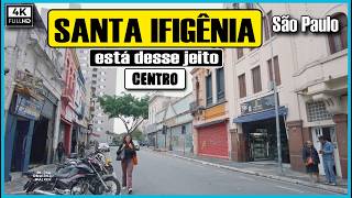 [4K] A situação da rua Santa Ifigênia. #saopauloape #saopaulowalkingtour #centrodesp #sampa