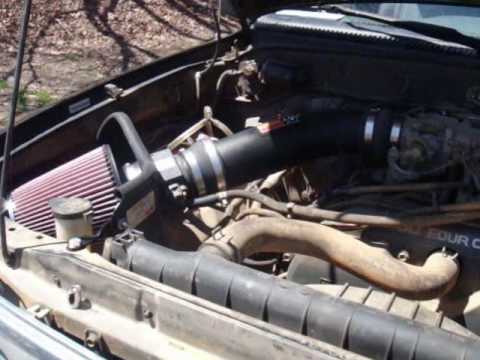 K&N Cold Air Intake Before and After Install. 1997 Toyota Tacoma