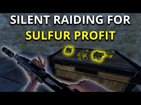 SILENT RAIDING MY NEIGHBOUR FOR SULFUR PROFIT - Rust Solo Survival Gameplay SE2 EP2