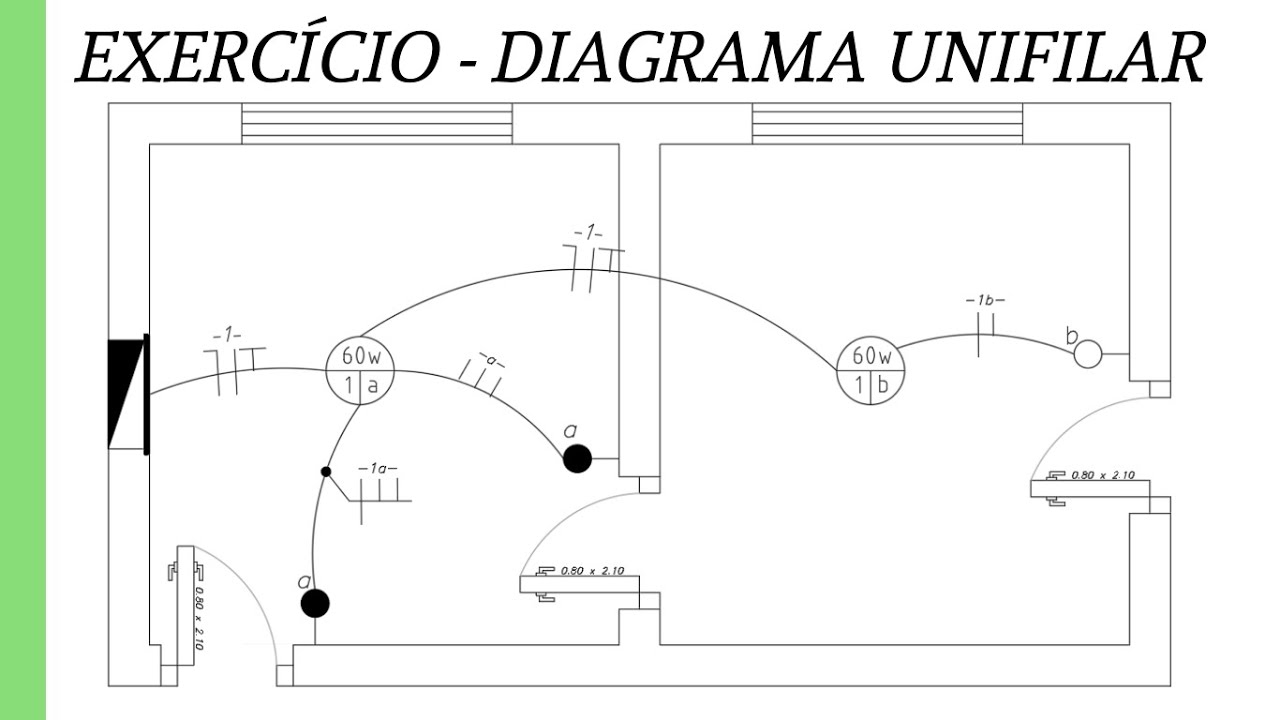 Exercício 1 - Diagrama Unifilar.
