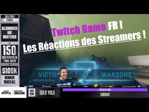 WSOW 100K$ Victoire CHOWH1 SOLO ! Streamer FR BEST OF Reactions KiGuNiiN Ayzen Punkill Gotaga + TOP2