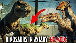 RELEASE ANY DINOSAUR INTO THE AVIARY (NO MODS!) | Jurassic World Evolution 2
