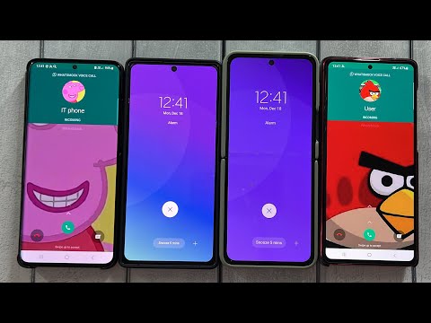 Alarm Clock vs WhatsApp Mock/ Samsung Note 19 & s23 & Z Flip