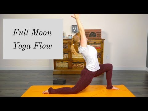 Full Moon Yoga Flow || Chandra Namaskara