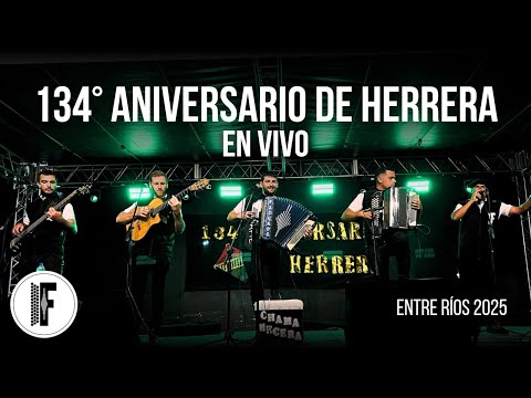 Facundo y su Chamamecera Ilusión EN VIVO - 134 Aniversario de Herrera - Entre Ríos