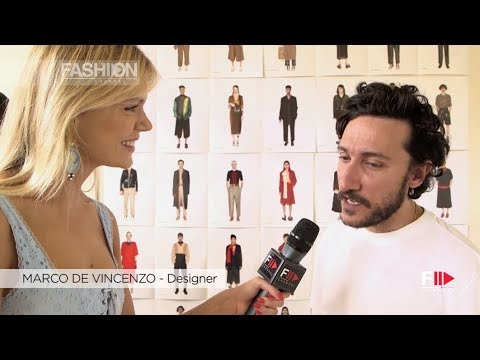 Interview MARCO DE VINCENZO Pitti Immagine Uomo 96 Florence 2019 - Fashion Channel