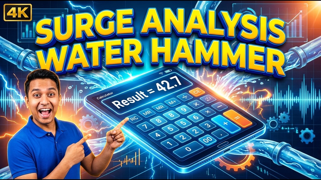 Surge Analysis Water Hammer Interactive Calculator