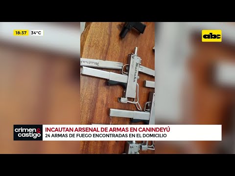 Incautan arsenal en Katueté: ¿propiedad funcionaba como depósito del crimen organizado?