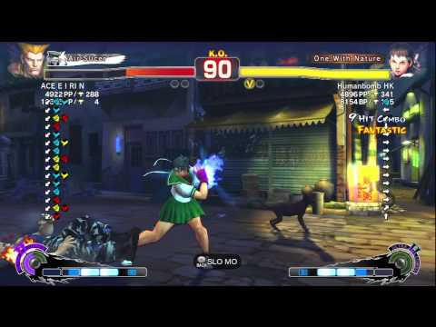 ACE E I RI N (Guile) vs. Humanbomb HK (Sakura) - SSF4 AE 2012 Ranked Match