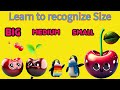 Learn Sizes For Kids Big Medium Small Fun With Shapes Colors More Neo Kid World