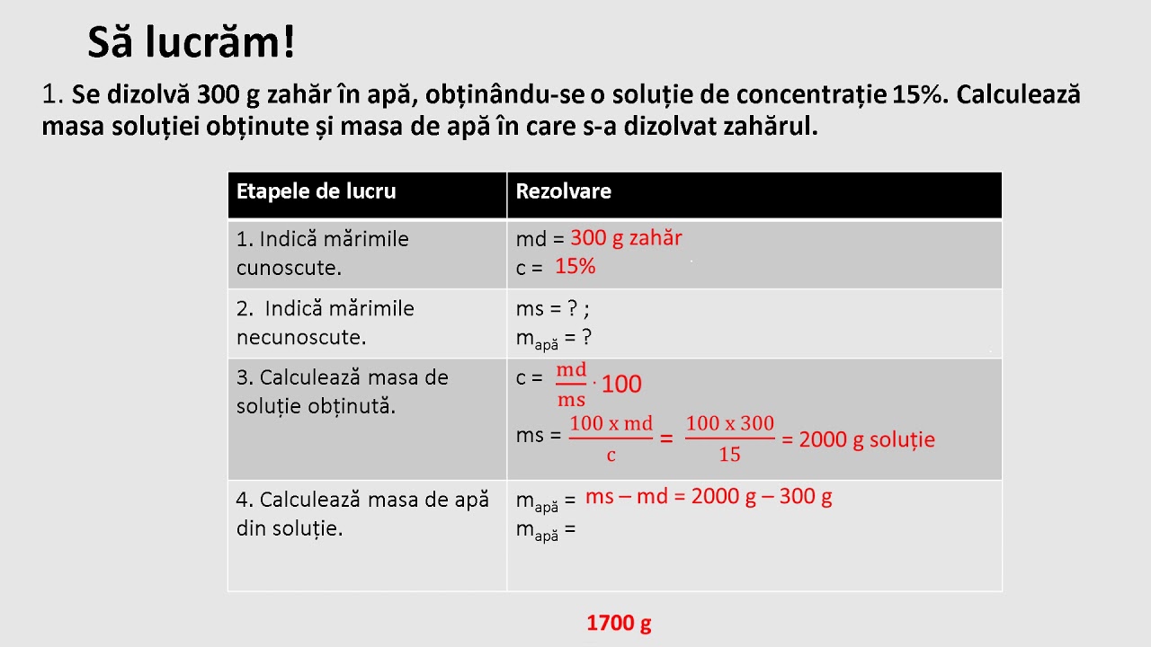 Chimie, cls. a VII a, saptamana a 3-a