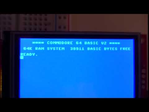 C64 Boot Screen on a 320x240 RGB/SPI LCD driven by Arduino Nano