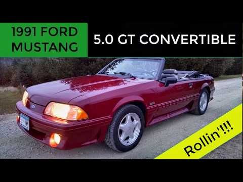 Fox Body Mustang Startup with Flowmasters