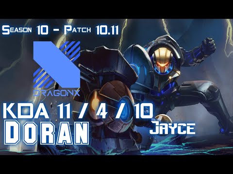DRX Doran JAYCE vs MALPHITE Top - Patch 10.11 KR Ranked
