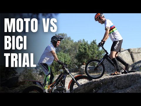 La técnica del trial MOTO VS BIKETRIAL con el Campeón del Mundo 2021 Borja Conejos