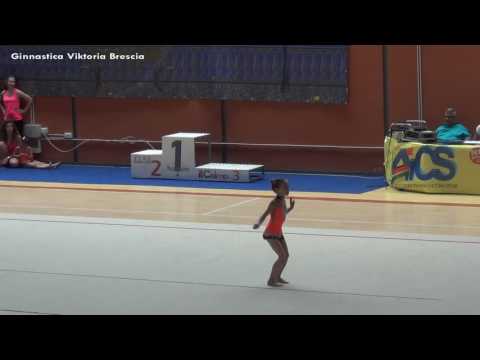 Alice Battisti corpo libero - Nazionali AICS 2016