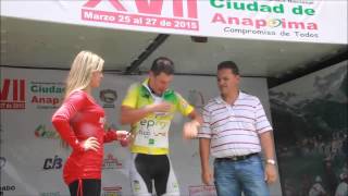 preview picture of video 'Revista Mundo Ciclistico: Jeferson Rueda (EPM TIGO)primer líder Clásica de Anapoima'