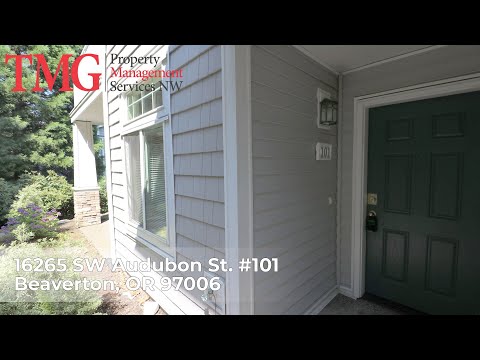 Video of 16265 SW Audubon St. #101, Beaverton, OR 97006