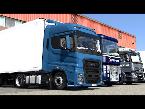 ETS2 1.36 Open Beta Ford F-MAX  Hamburg - Munich