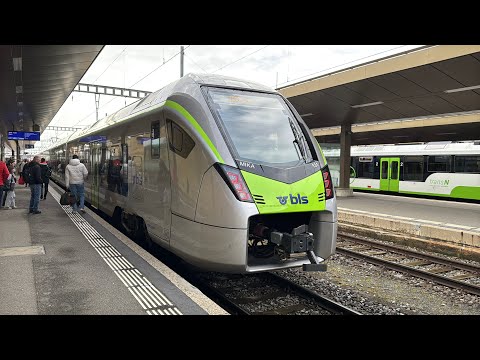 SWITZERLAND’S NEWEST TRAIN! Riding the NEW IR56 from Biel to Delemont on the BLS Mika