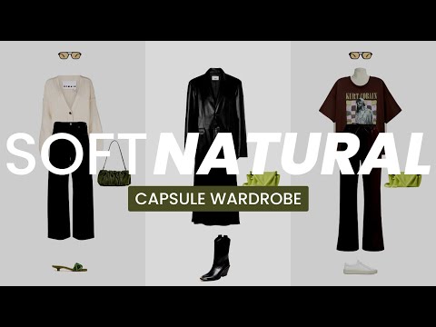 36 SOFT NATURAL OUTFIT IDEAS | Casual + Edgy Capsule...