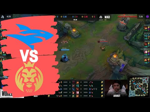ISURUS (ISG) vs MAD Lions (MAD) Match | Worlds 2022 Preliminary Stage