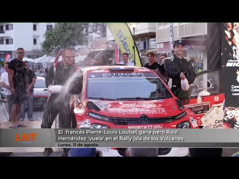 El  francés Pierre-Louis Loubet gana pero Raúl Hernández 'vuela' en el Rally Isla de los Volcanes