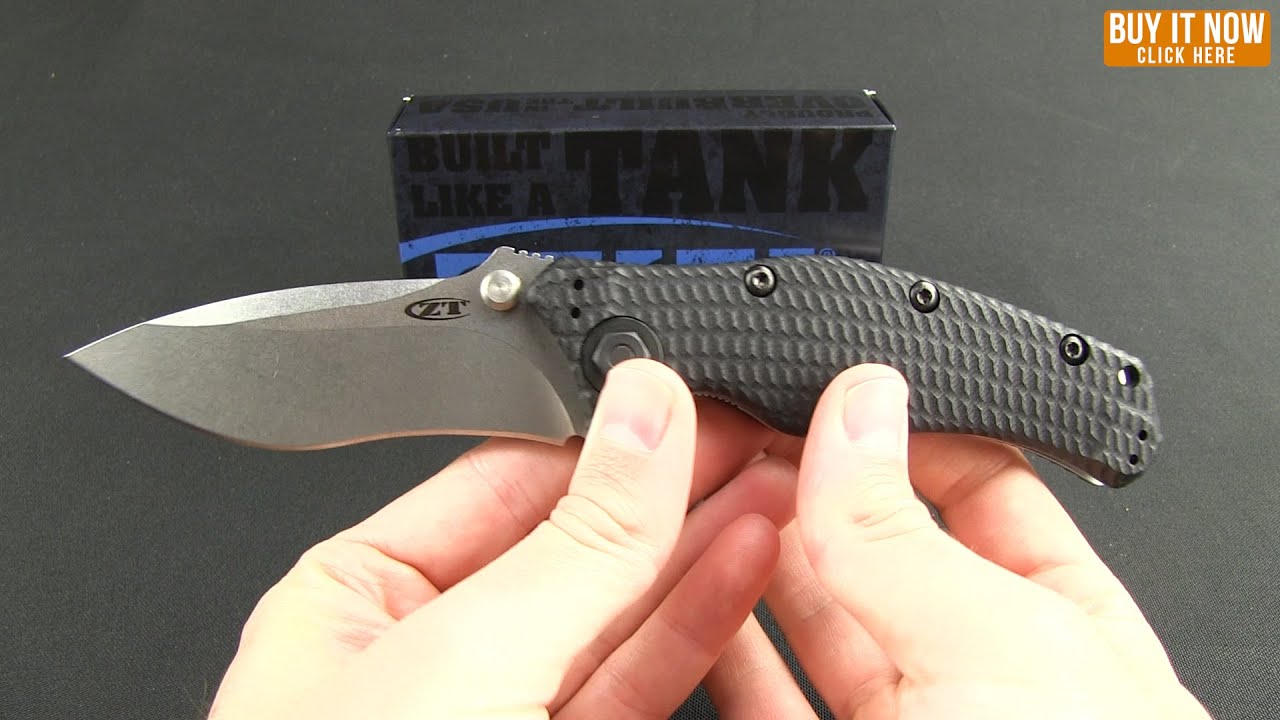 Zero Tolerance 0200 Liner Lock Knife Black G-10 (4" Black) ZT