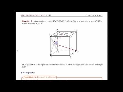 09 - Géométrie dans l'espace II - 1/3  (Le cours)