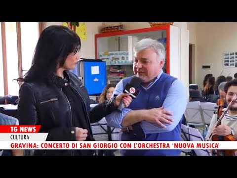 TG News Tele Appula - Gravina: Concerto di San Giorgio con l'orchestra "Nuova Musica"