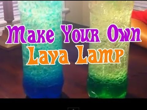 How to Make a LAVA LAMP Easy Kids Science Experiments