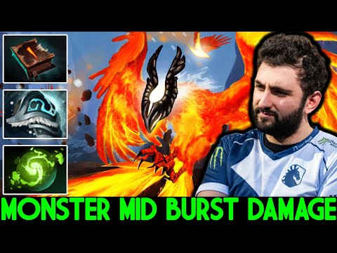 GH [Phoenix] Monster Mid Burst Damage with Refresher 7.26 Dota 2